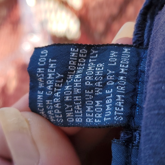 💥SOLD💥Ralph Lauren Linen&Silk Navy Blue Cargo Shorts - Picture 11 of 15